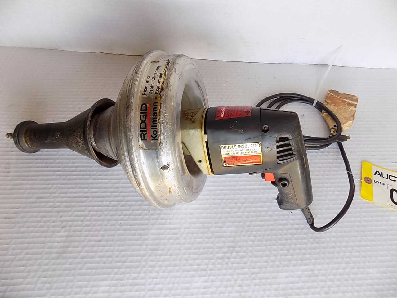RIGID MODEL K-37 PIPE AND DRAIN CLEANING EQUIPMENT - MISCELLANEOUS