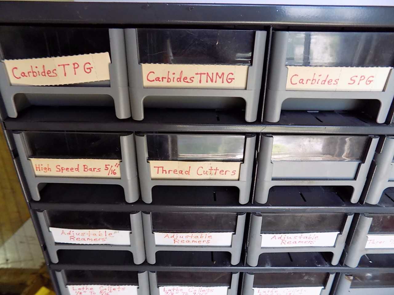 LOT OF ASSORTED DRILL BITS, MILLING TOOLS, MEASURING TOOLS - MISCELLANEOUS