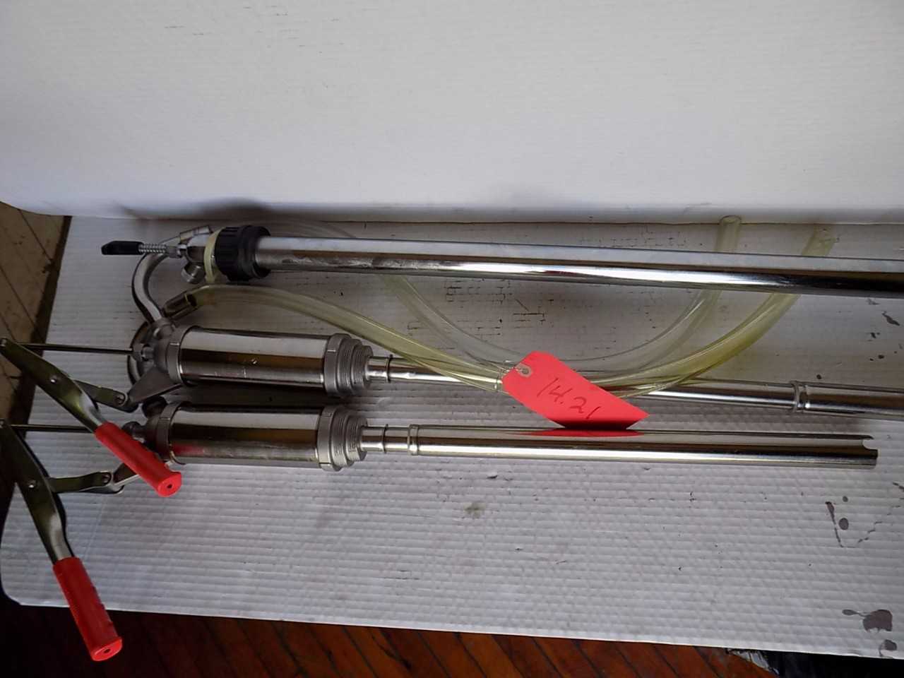 LOT OF 3 MANUAL DRUM PUMPS - MISCELLANEOUS