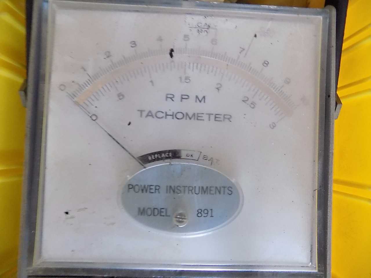 POWER INSTRUMENTS MODEL 891 TACHOMETER - MISCELLANEOUS