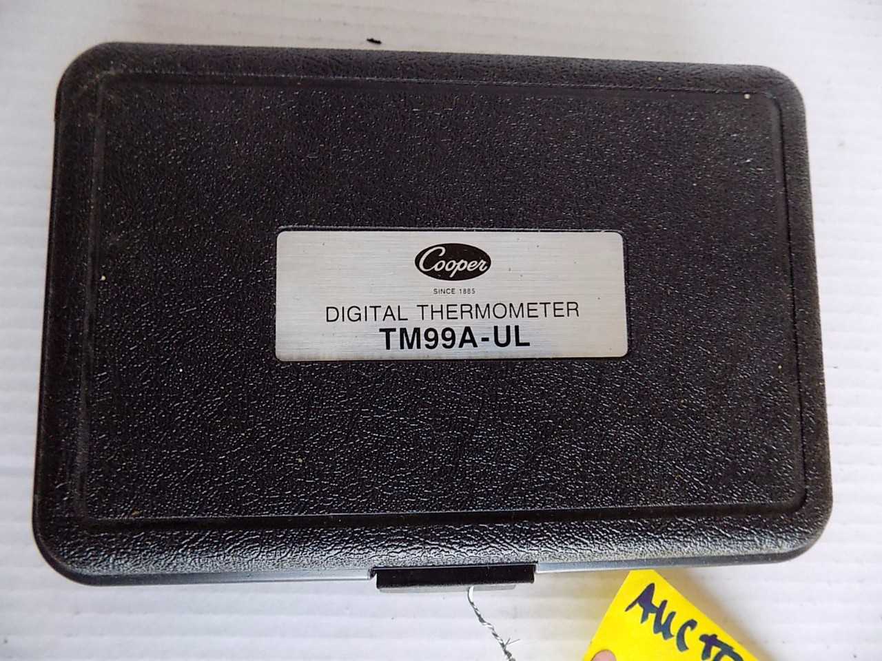 COOPER DIGITAL THERMOMETER TM99A-UL - MISCELLANEOUS