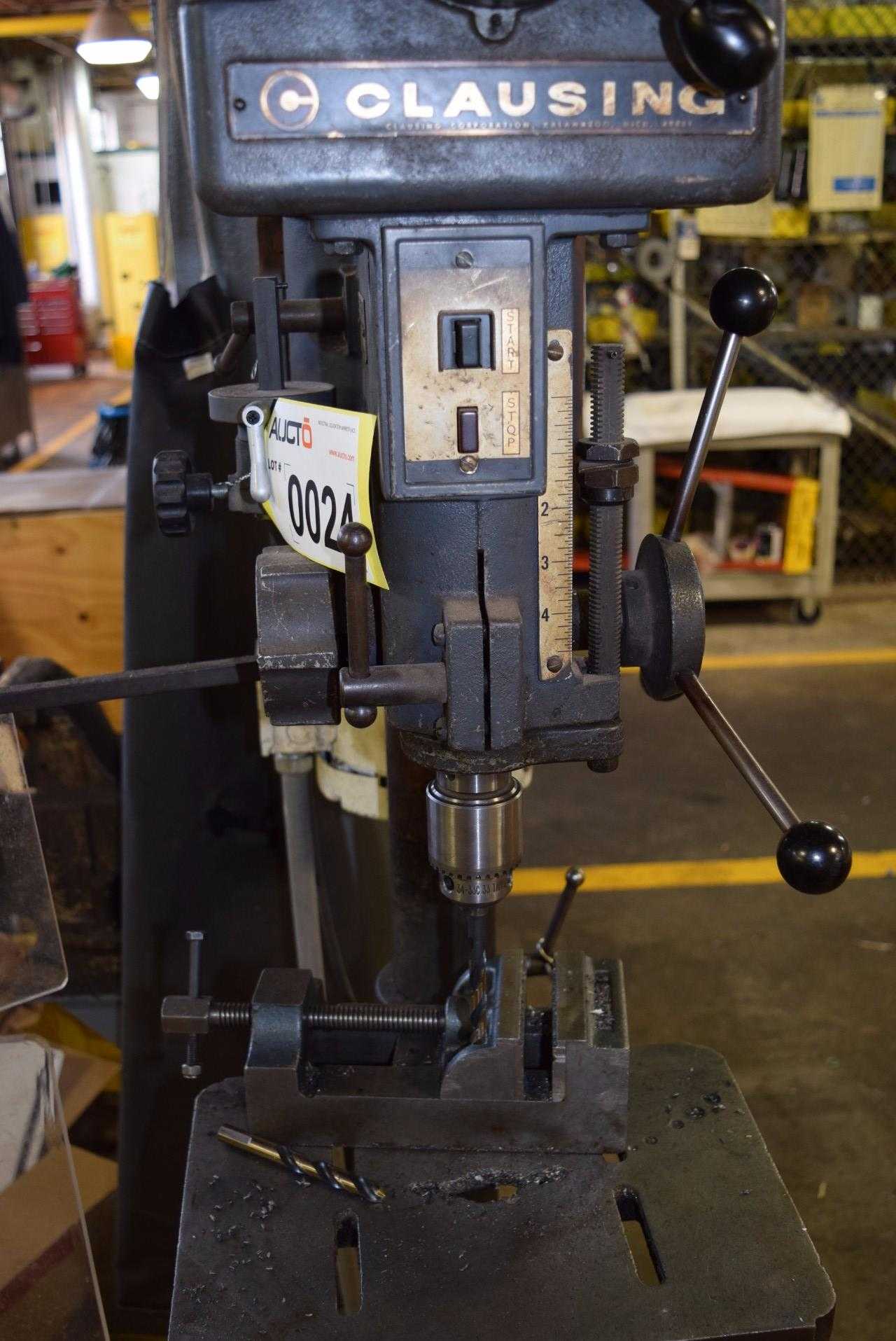 CLAUSING MODEL 1670 DRILL PRESS - MISCELLANEOUS