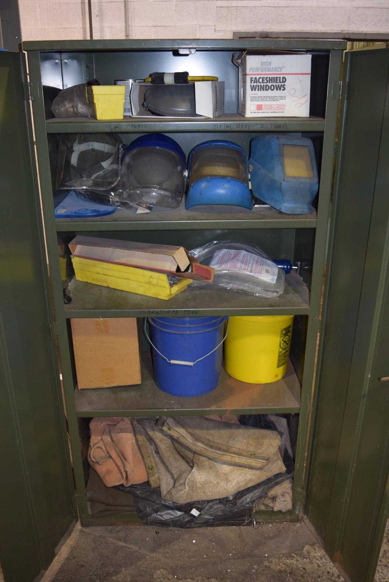 CONTENTS OF STEEL CABINET (INCLUDING CABINET) - MISCELLANEOUS