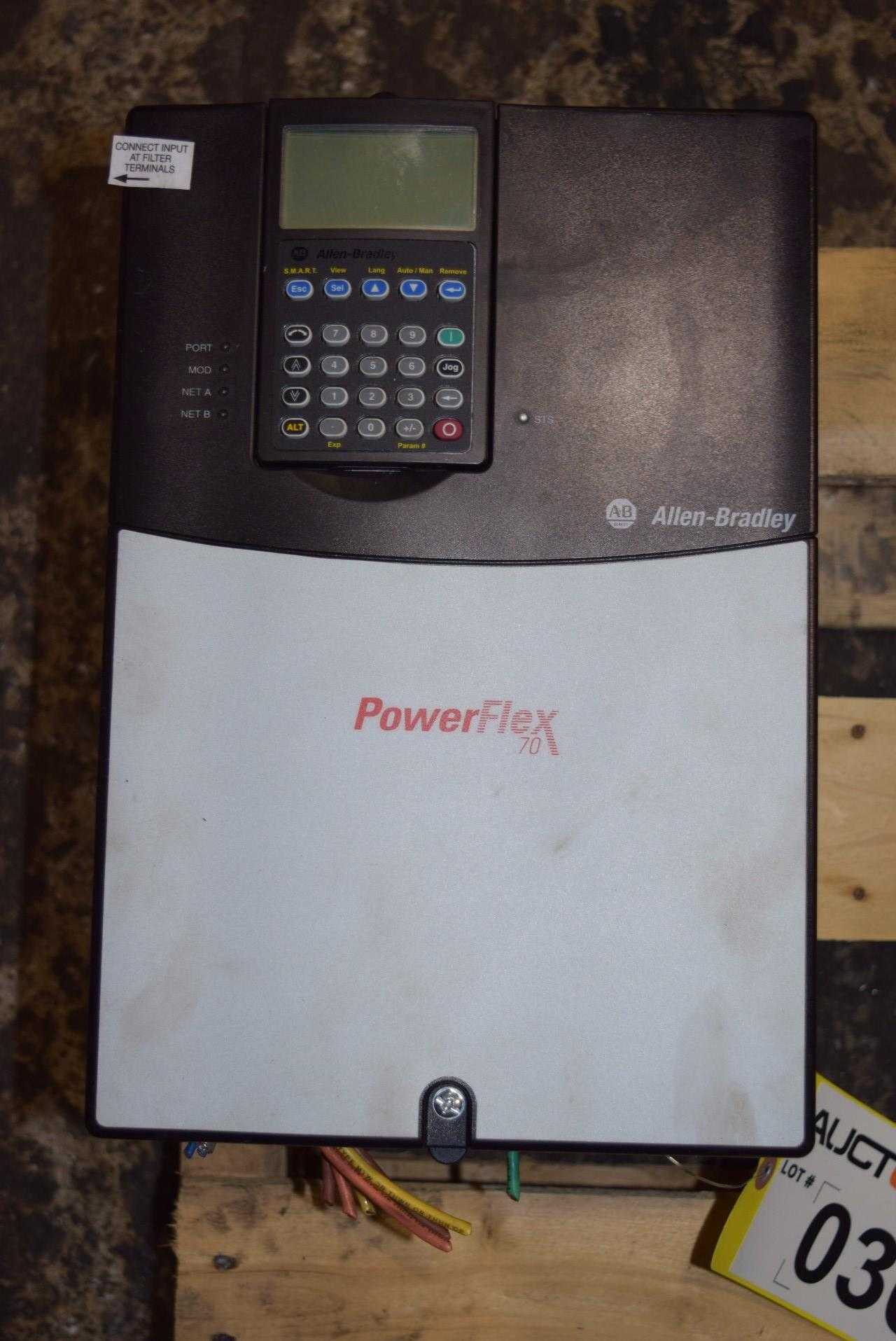 ALLEN BRADLEY POWERFLEX 70 15 HP MOTOR DRIVE - MISCELLANEOUS
