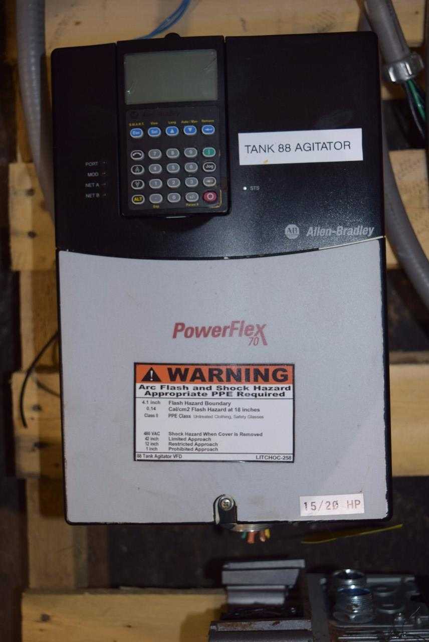 ALLEN BRADLEY POWERFLEX 70 20 HP MOTOR DRIVE - MISCELLANEOUS