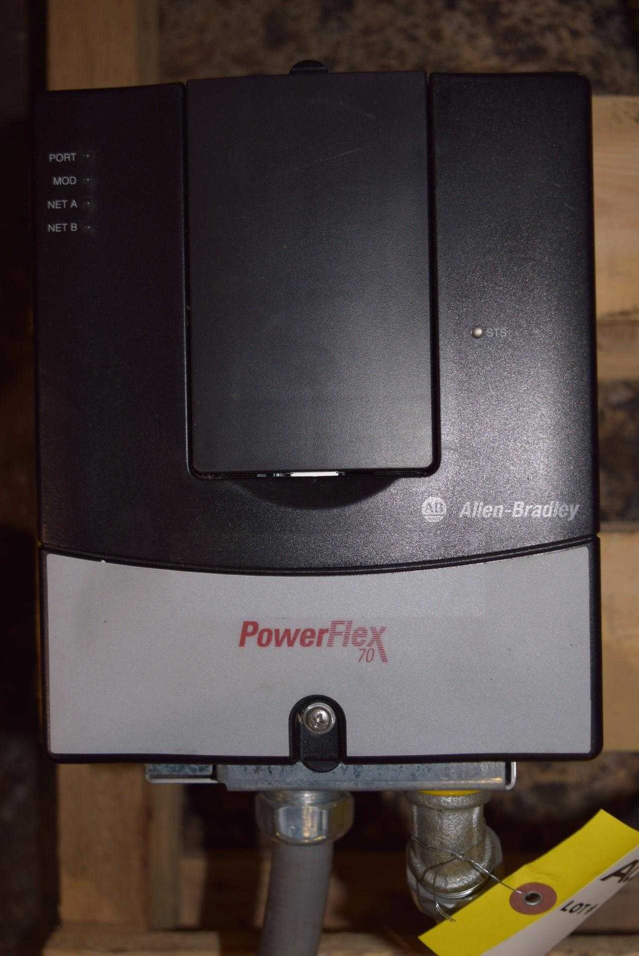 ALLEN BRADLEY POWERFLEX 70 3 HP MOTOR DRIVE - MISCELLANEOUS