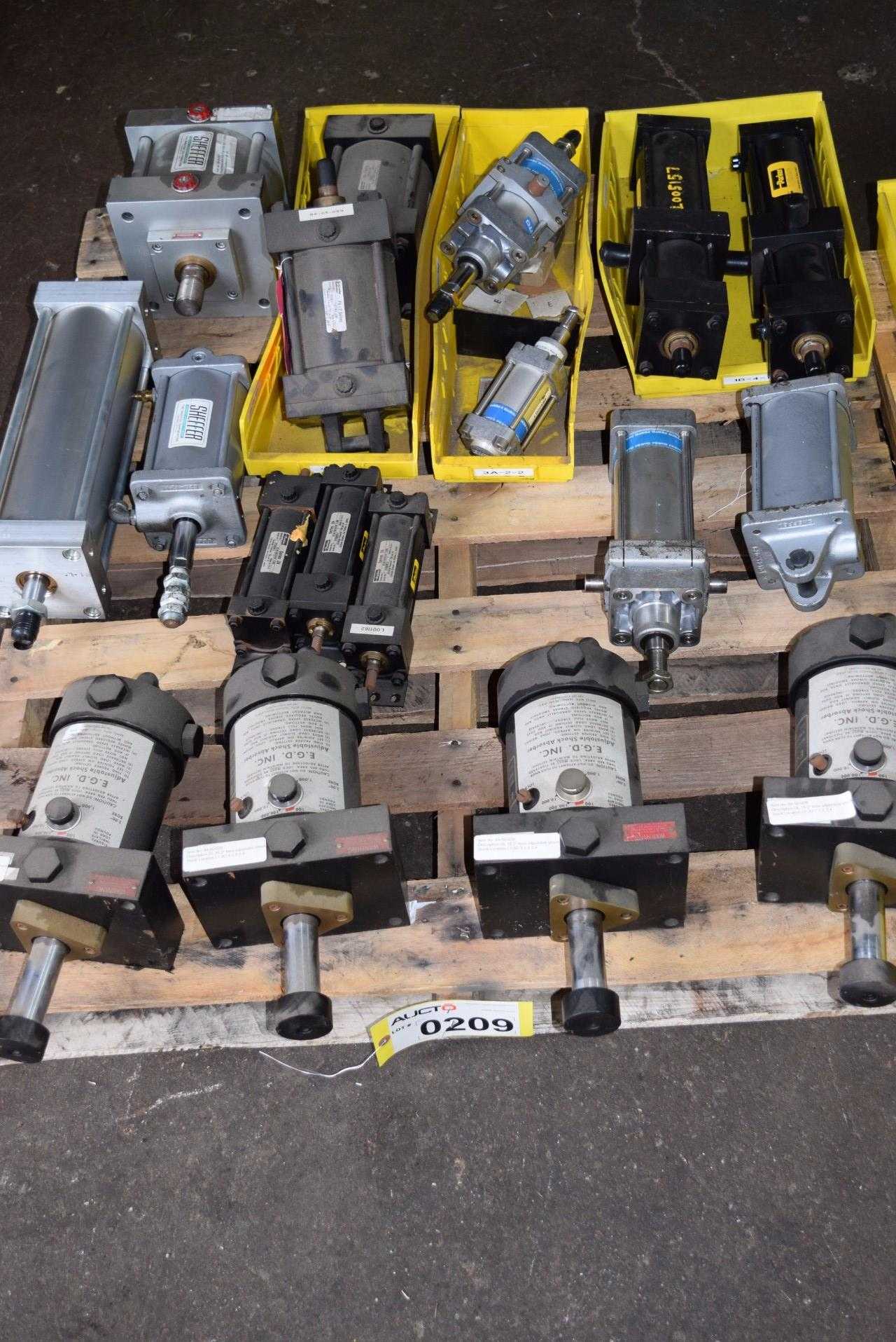 1 PALLET OF PNEUMATIC & HYDRAULIC CYLINDERS - MISCELLANEOUS
