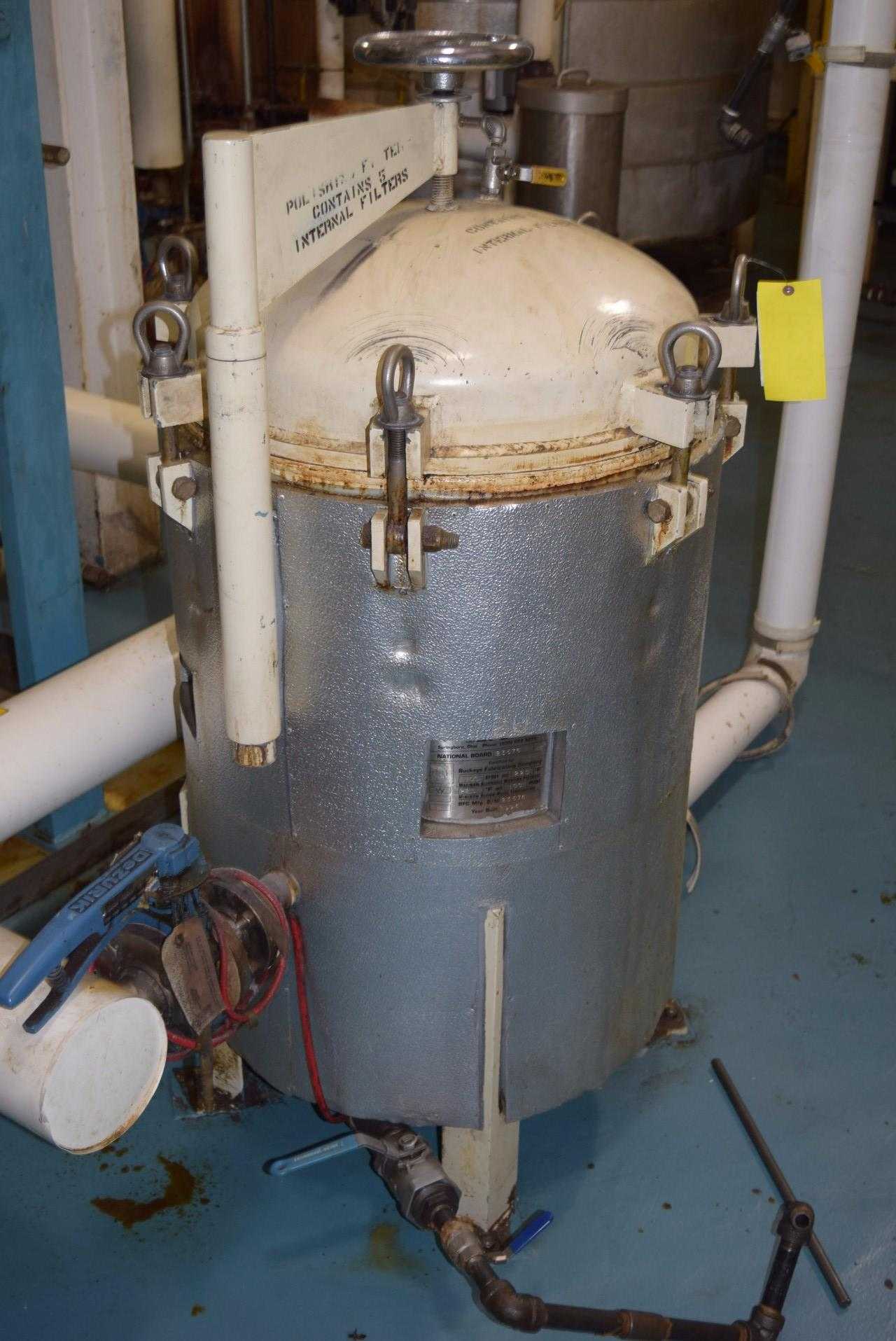 BFC 23576 100 PSI STEEL INSULATED PRESSURE VESSEL WITH FILTER ASSEMBLY - MISCELLANEOUS BFC 23576 100 PSI STEEL INSULATED PRESSURE VESSEL WITH FILTER ASSEMBLY - MISCELLANEOUS