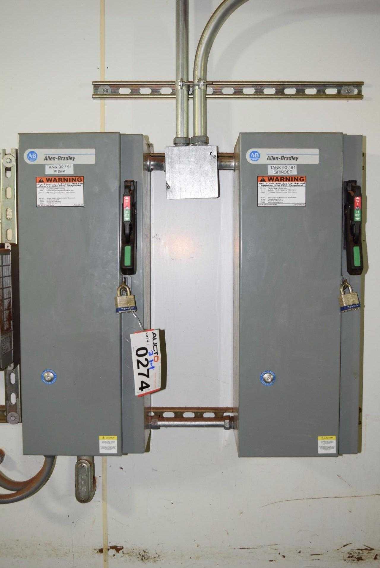 LOT OF TWO ALLEN BRADLEY COMBINATION STARTERS SIZE 1 - MISCELLANEOUS LOT OF TWO ALLEN BRADLEY COMBINATION STARTERS SIZE 1 - MISCELLANEOUS
