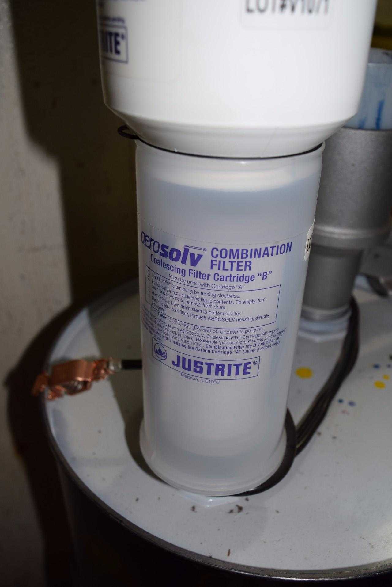 JUSTRITE AEROSOLV RECYCLING SYSTEM FOR FLUIDS AND OILS - MISCELLANEOUS
