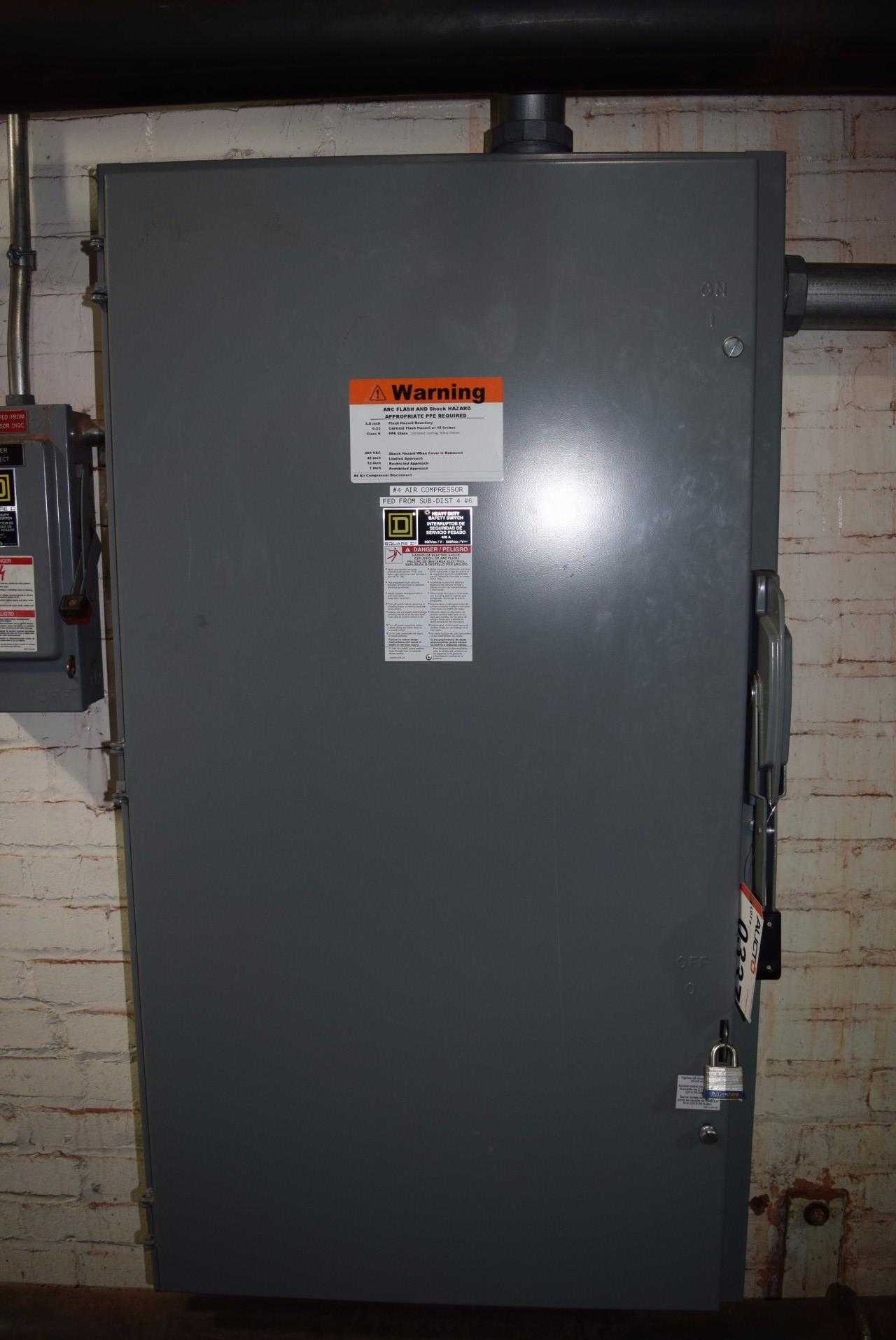 SQUARE D DISCONNECT SWITCH 400 A 600 V - MISCELLANEOUS