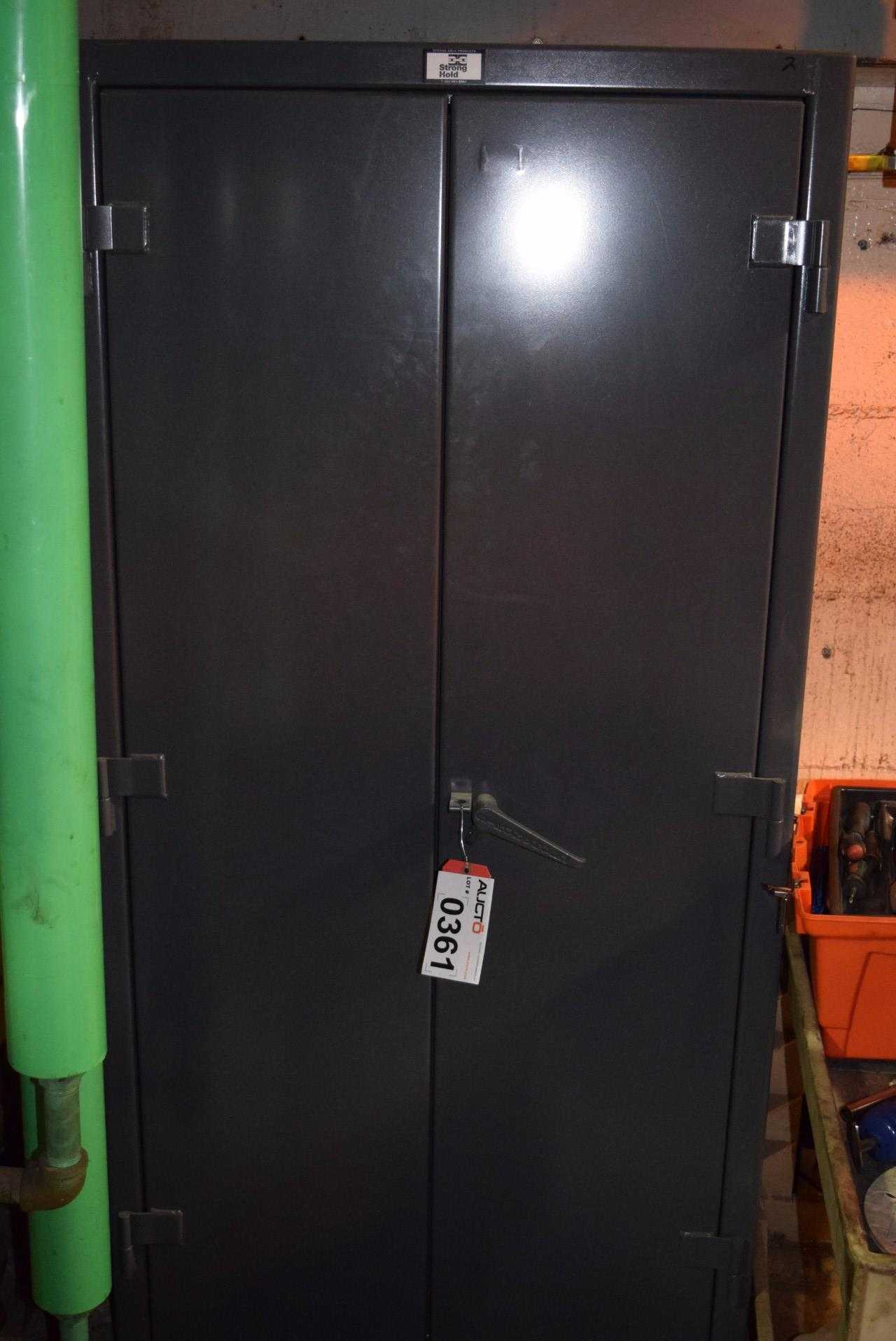 STRONG HOLD STEEL CABINET (WITHOUT CONTENTS) 3 X 2 X 6' - MISCELLANEOUS