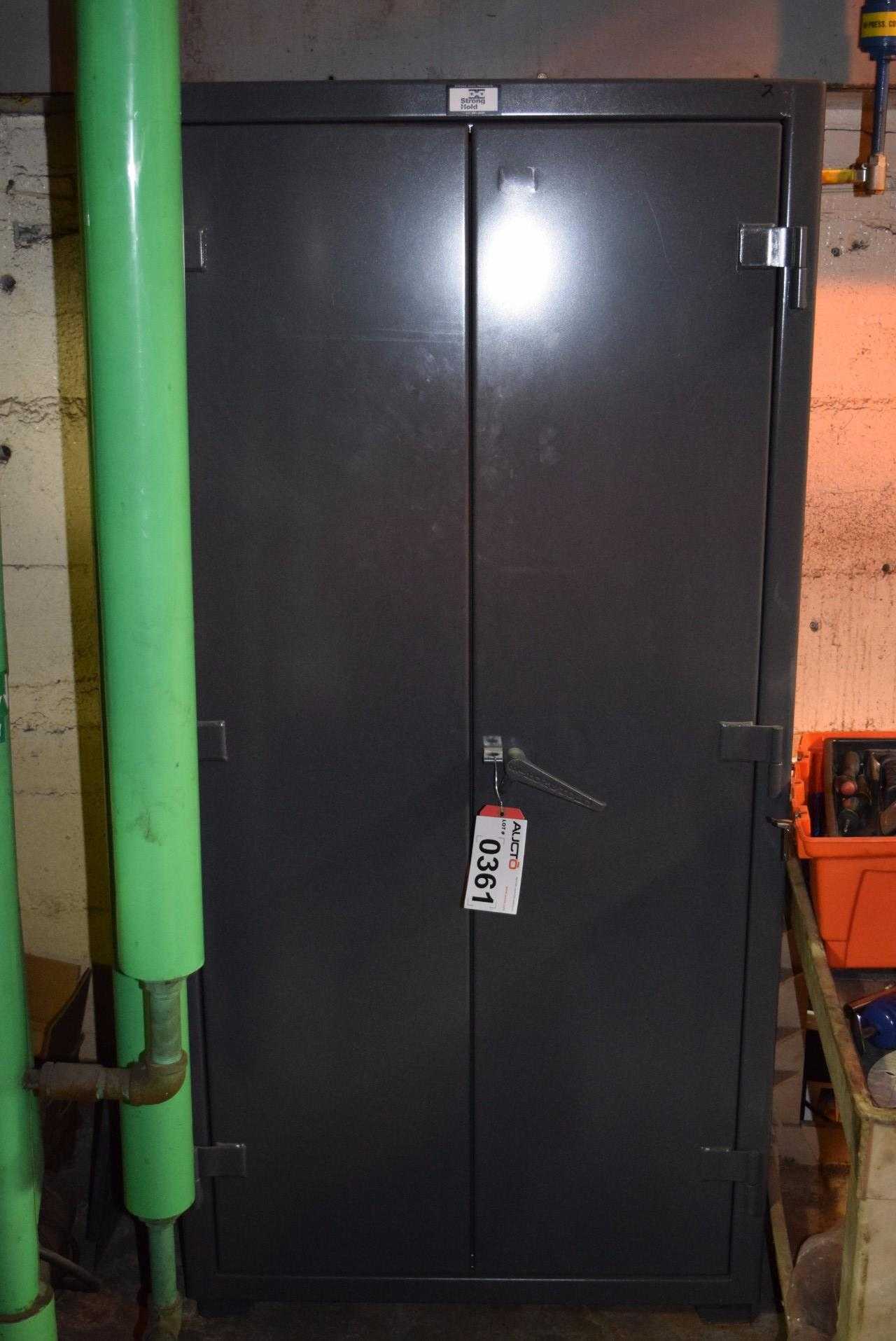 STRONG HOLD STEEL CABINET (WITHOUT CONTENTS) 3 X 2 X 6' - MISCELLANEOUS
