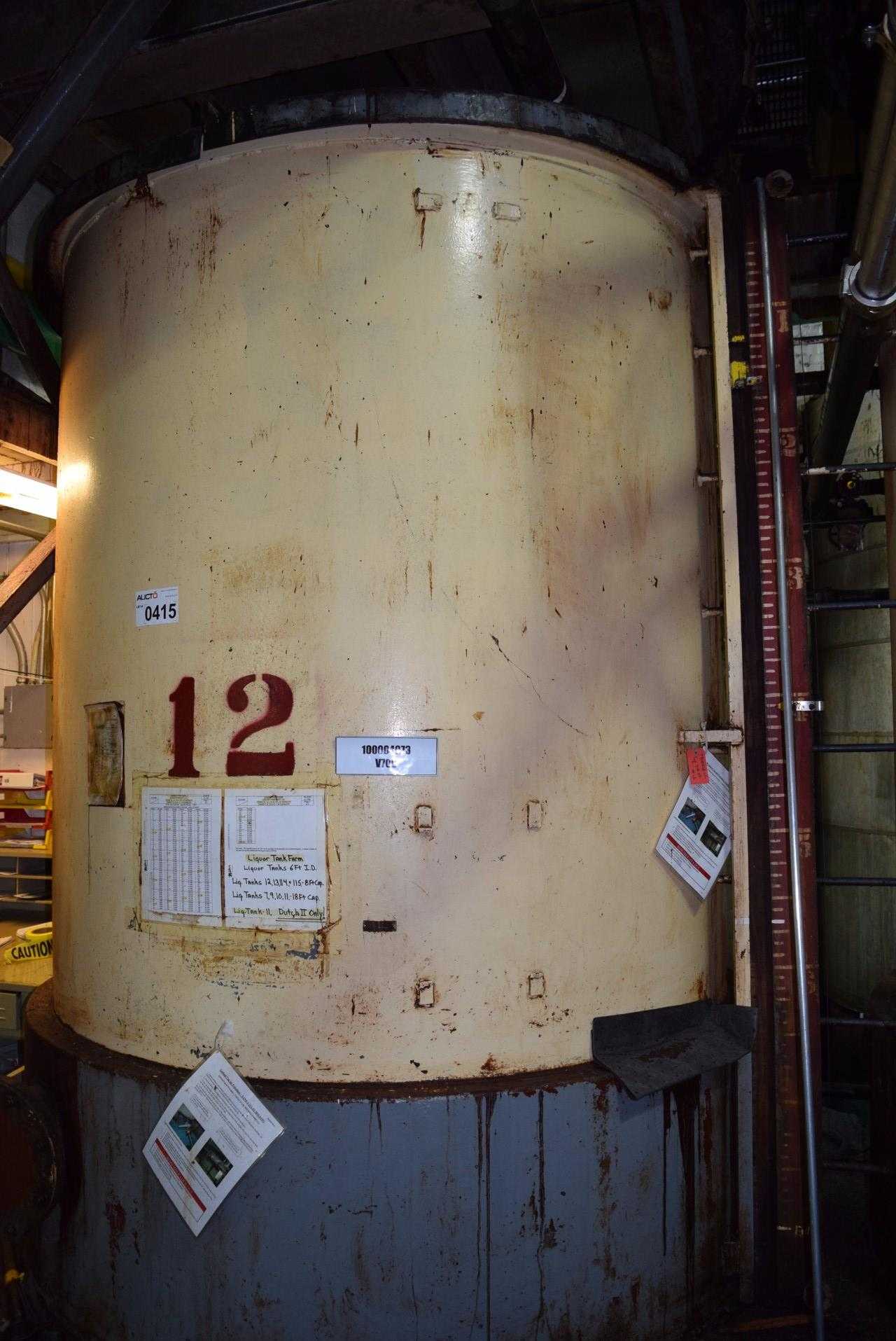 CHOCOLATE LIQUOR HOLDING TANK # 12 (6 X 8') - MISCELLANEOUS