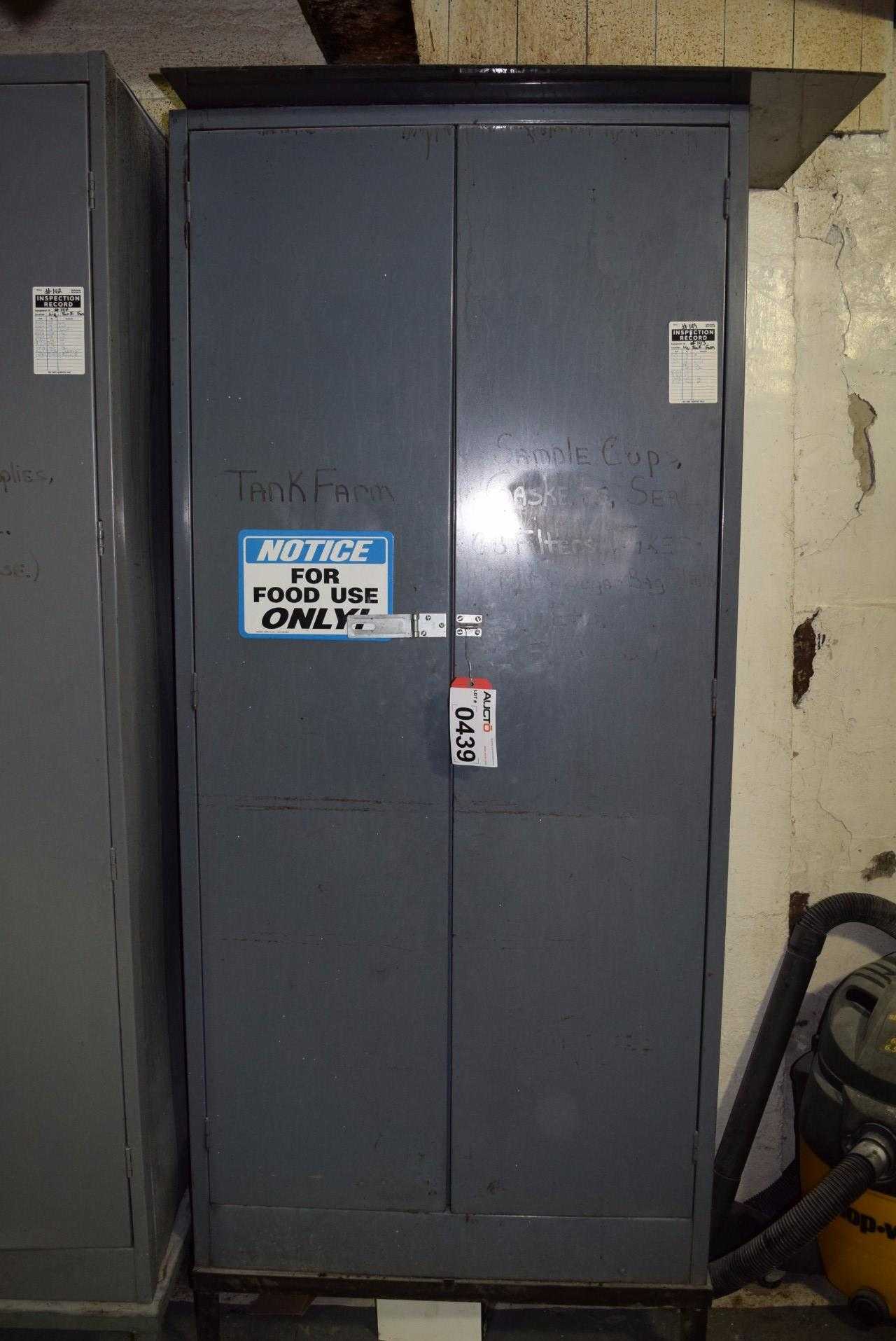 TENNSCO STEEL CABINET WITH CONTENTS 36 X 18 X 78 - MISCELLANEOUS