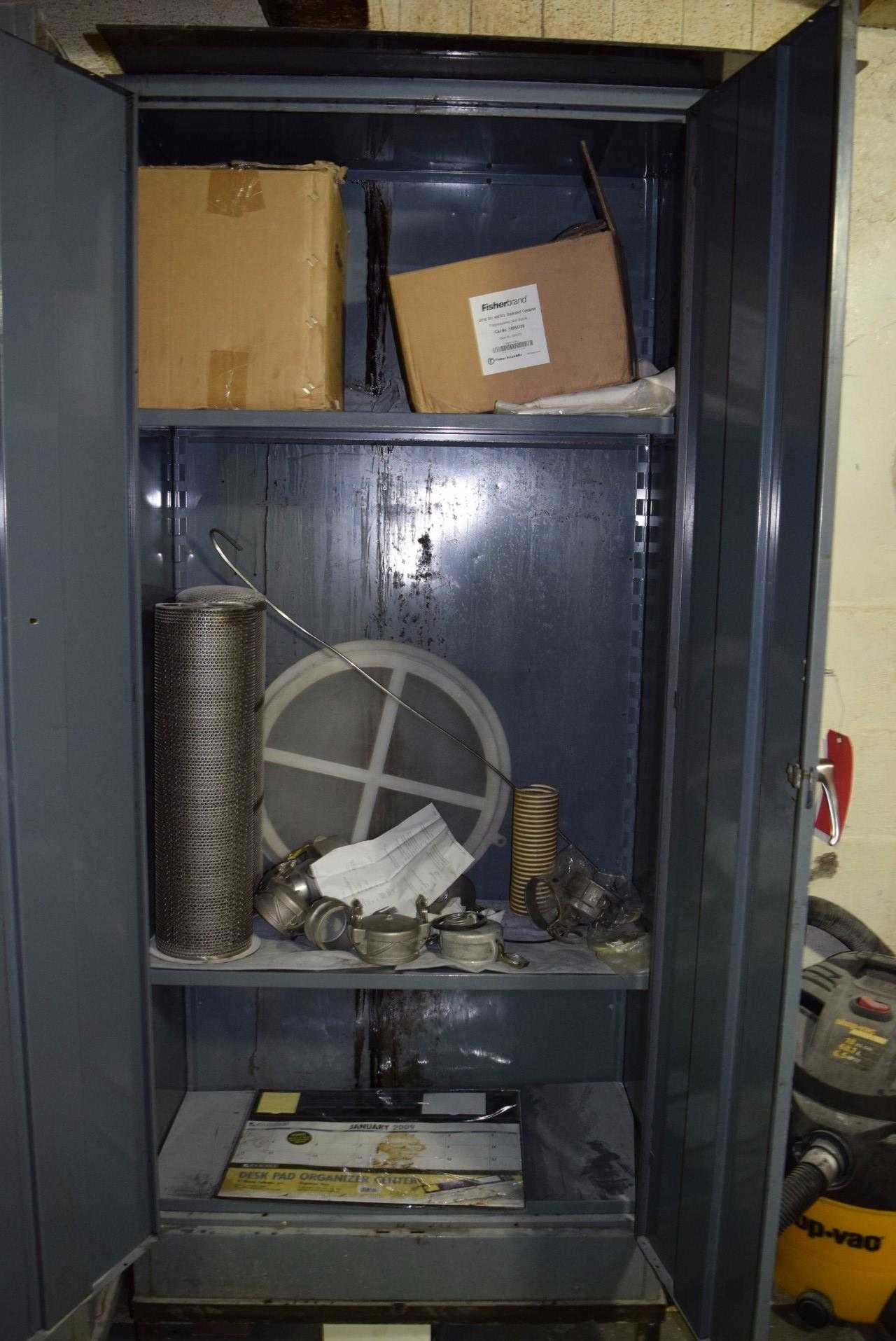 TENNSCO STEEL CABINET WITH CONTENTS 36 X 18 X 78 - MISCELLANEOUS