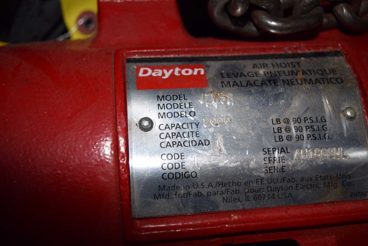 DAYTON 1 TON HOIST WITHOUT BRIDGE - MISCELLANEOUS