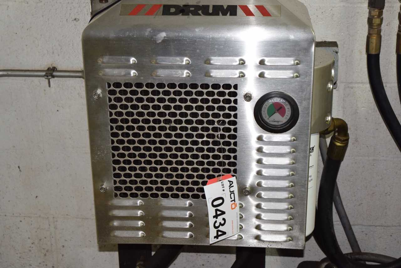 DRUM DH325 HYDRAPAK HYDRAULIC COOLER WITH EMUNICE HYDRAULIC PUMP, US MOTORS 20 HP MOTOR - MISCELLANEOUS