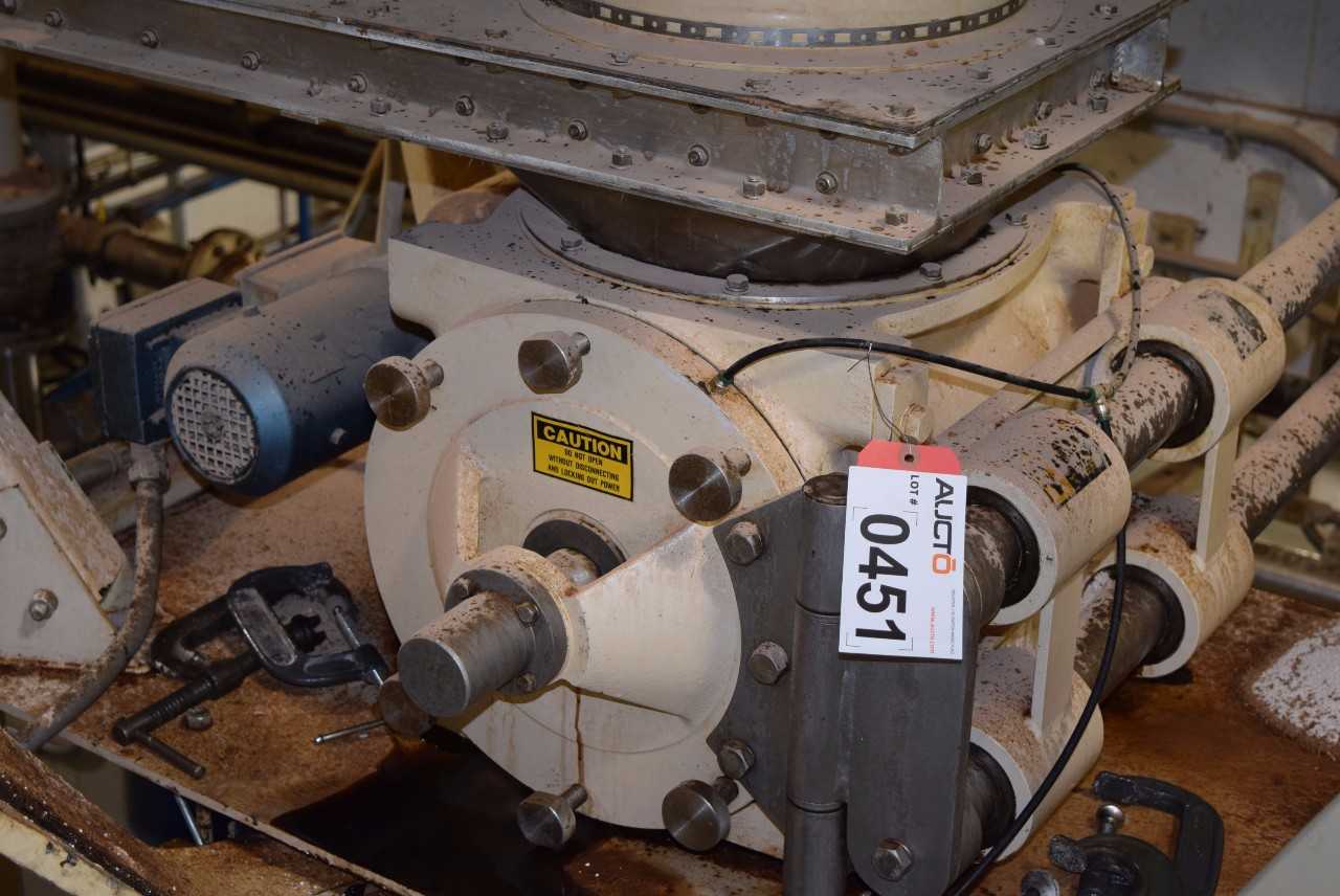 CARMAN HOPPER VIBRATOR WITH SALINA VORTEX MSC14-WS2 GATE VALVE AND NUCON DT1250 ROTARY VALVE - MISCELLANEOUS