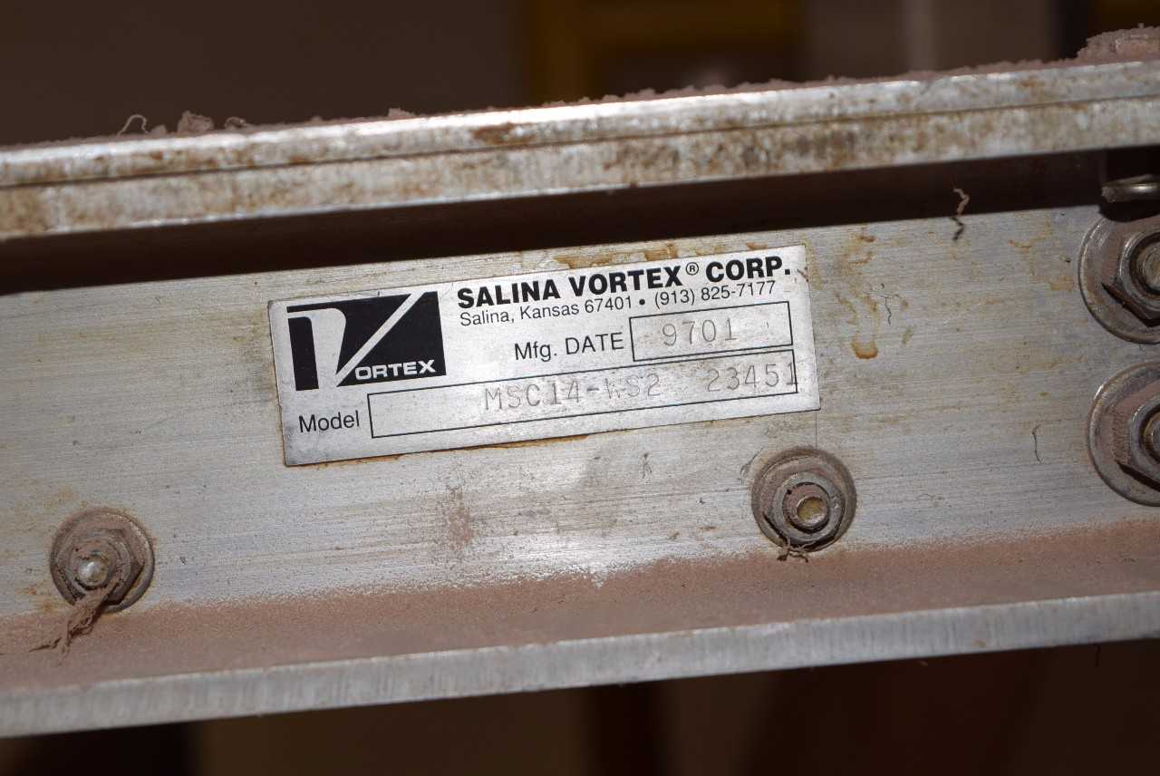 CARMAN HOPPER VIBRATOR WITH SALINA VORTEX MSC14-WS2 GATE VALVE AND NUCON DT1250 ROTARY VALVE - MISCELLANEOUS