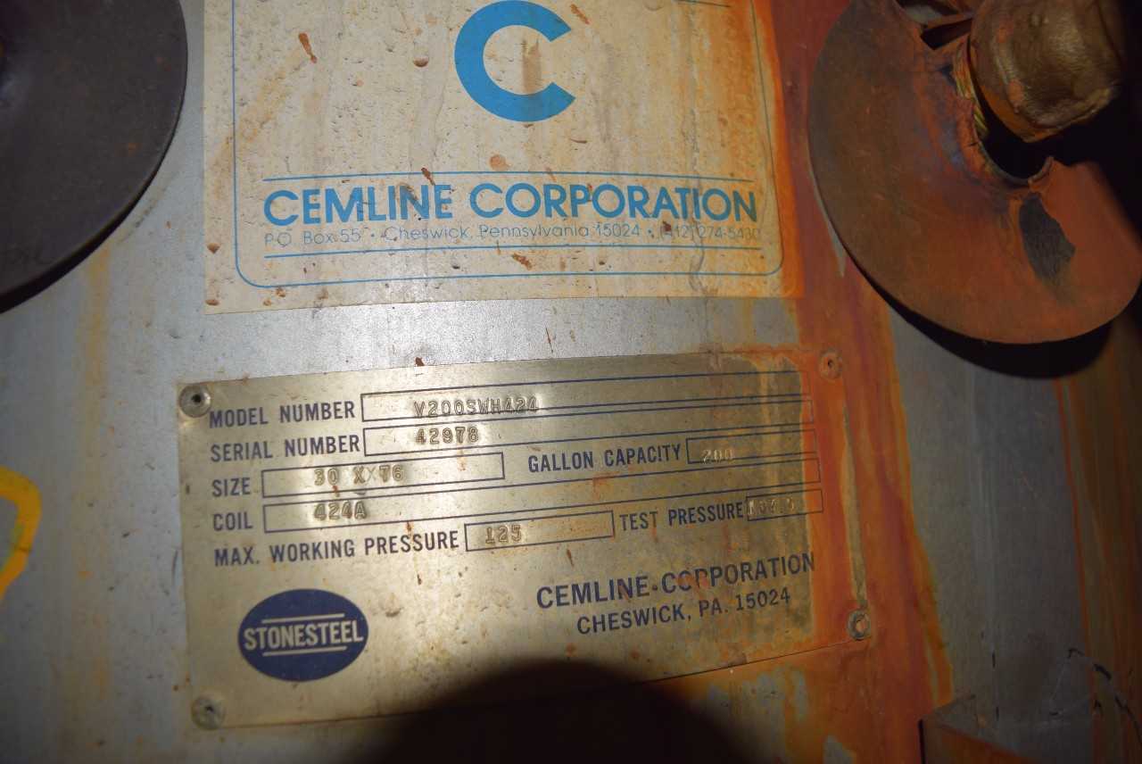 CEMLINE WATER HEATER TANK  ~3 X 6' - MISCELLANEOUS
