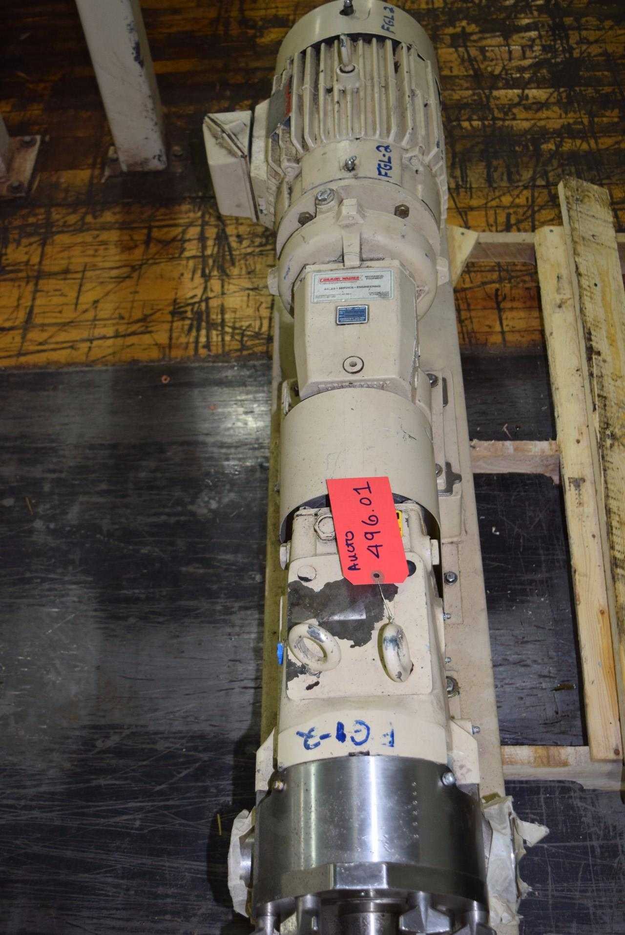 WAUKESHA 130 GEAR PUMP WITH RELIANCE 7.5HP ELECTRIC MOTOR - MISCELLANEOUS