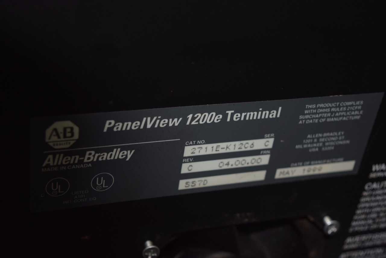 ALLEN BRADLEY PANELVIEW 1200 OPERATOR INTERFACE - MISCELLANEOUS