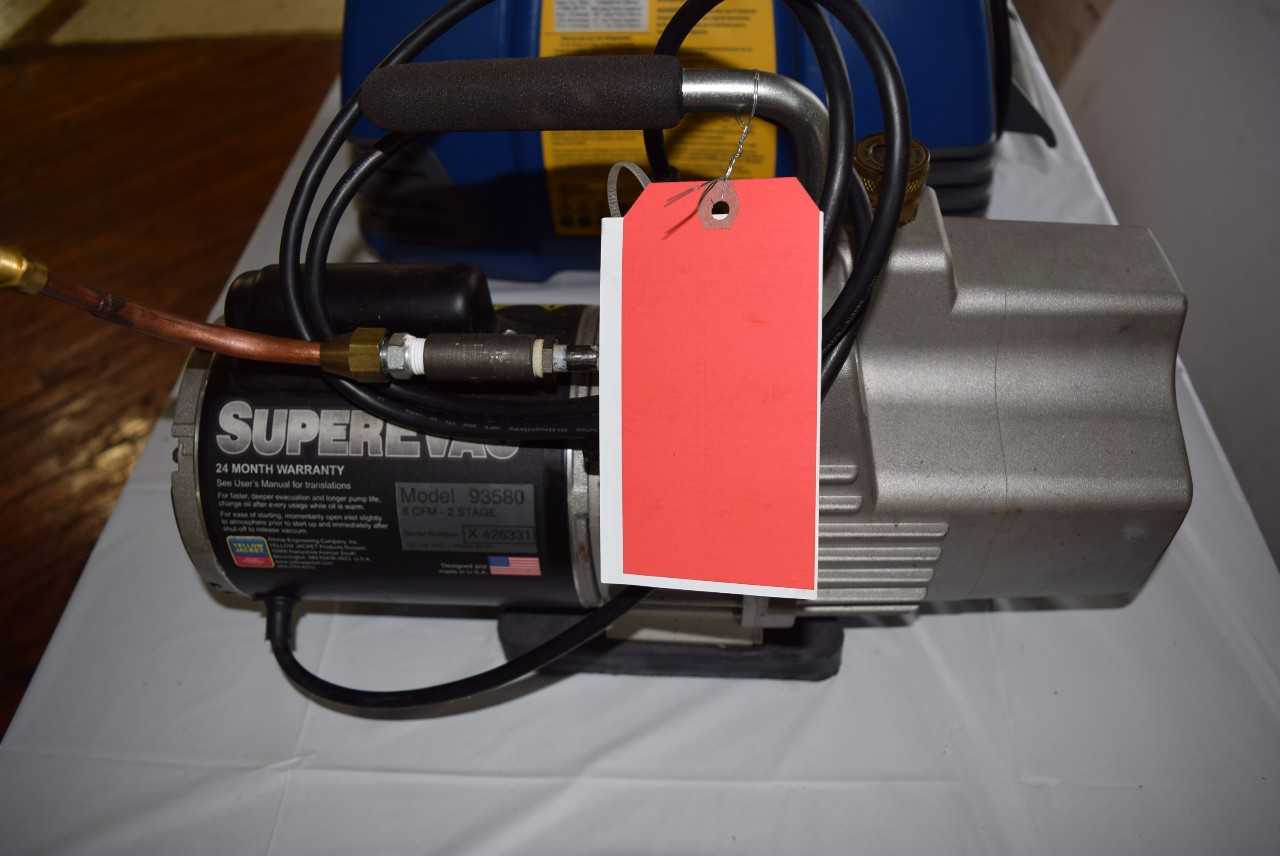 YELLOW JACKET SUPEREVAC 8 93580 VACUUM PUMP - MISCELLANEOUS