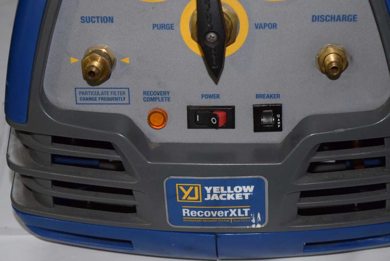 YELLOW JACKET RECOVERXLT 95760 REFRIGERANT RECOVERY SYSTEM - MISCELLANEOUS