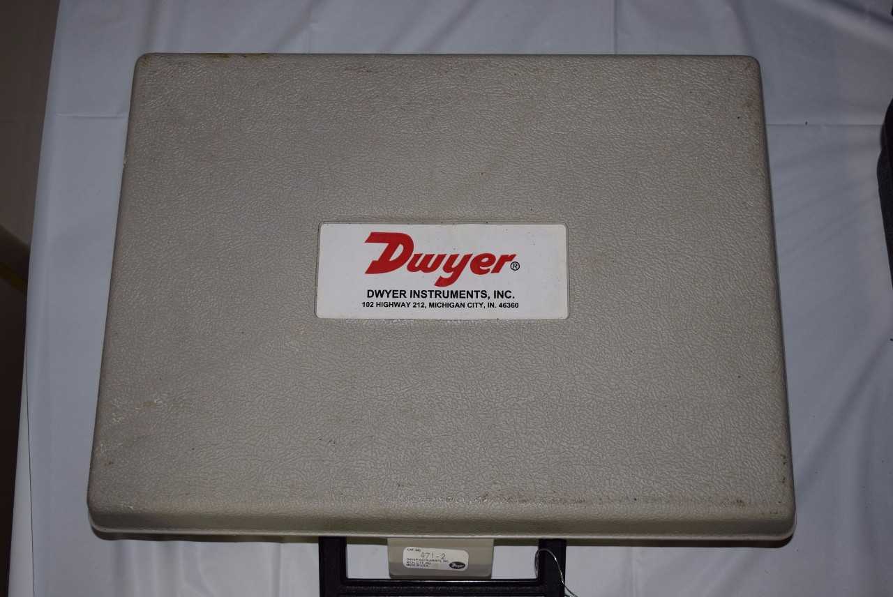 DWYER 471-2 DIGITAL THERMO ANEMOMETER - MISCELLANEOUS