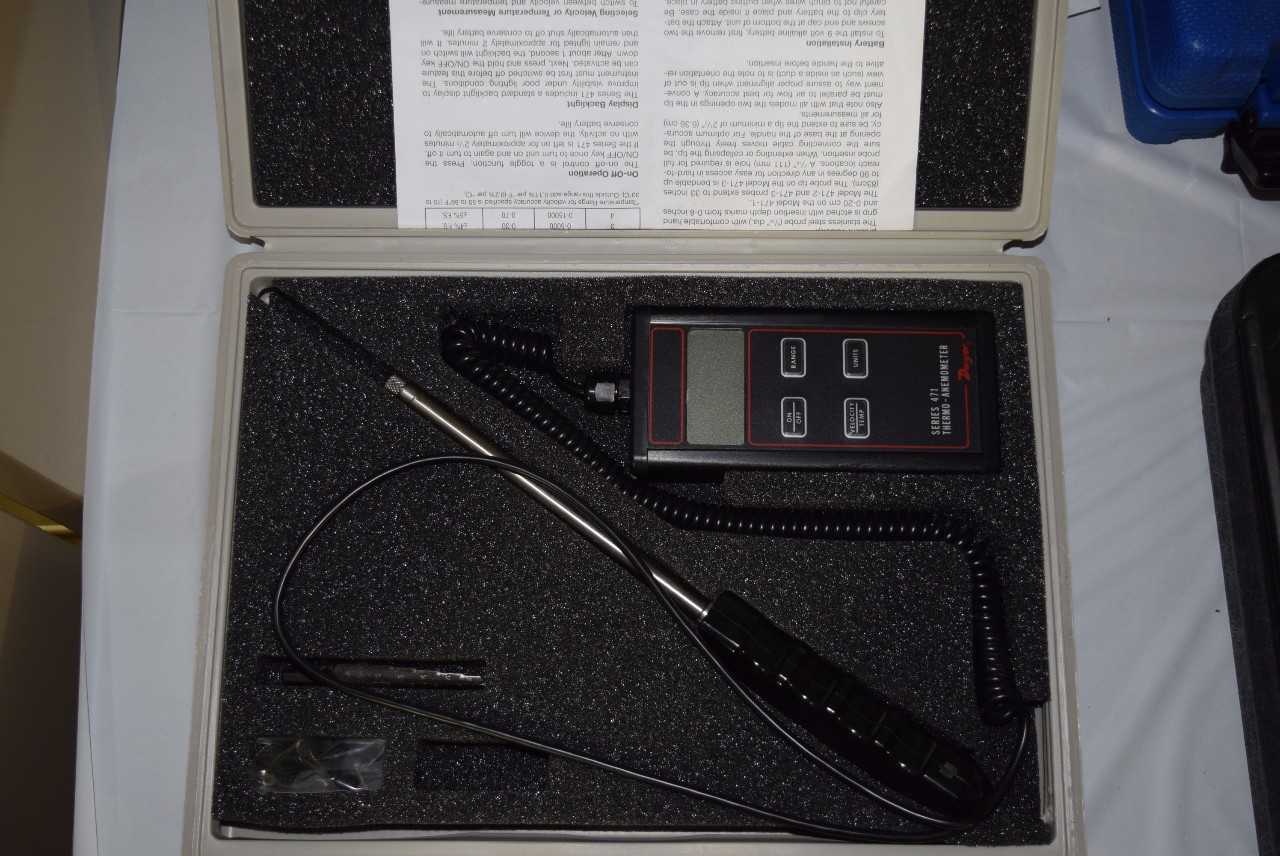 DWYER 471-2 DIGITAL THERMO ANEMOMETER - MISCELLANEOUS