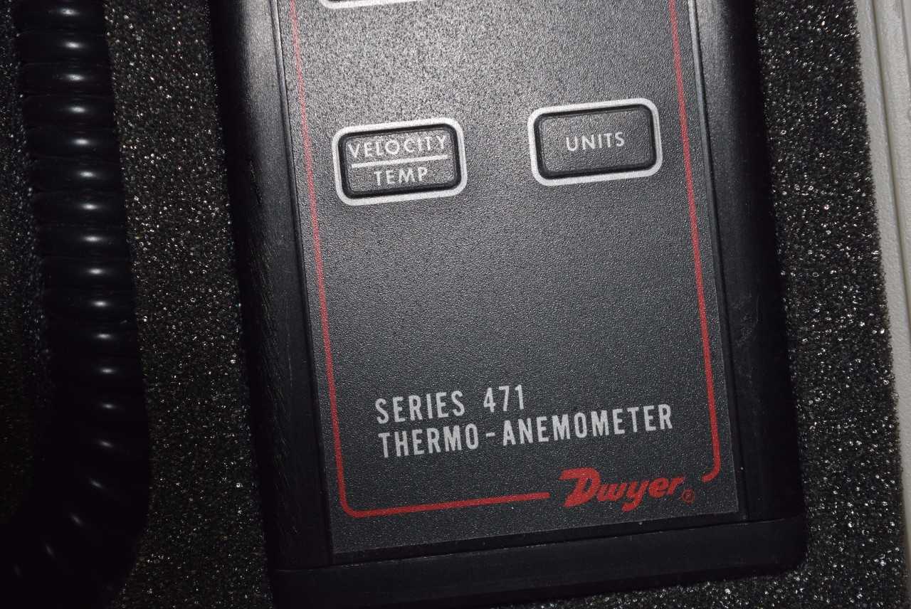 DWYER 471-2 DIGITAL THERMO ANEMOMETER - MISCELLANEOUS