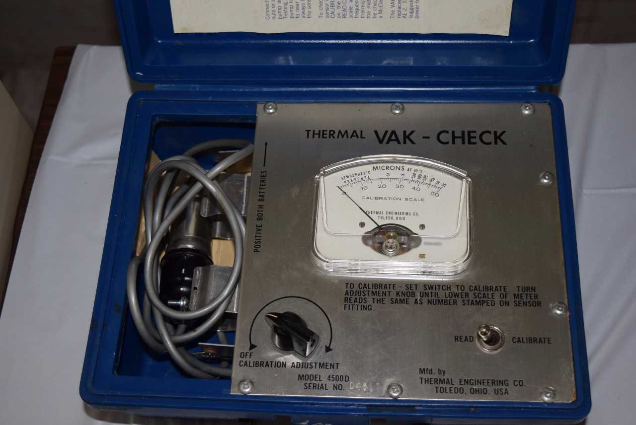 THERMAL VAK-CHECK 4501 ELECTRONIC VACUUM GAUGE - MISCELLANEOUS