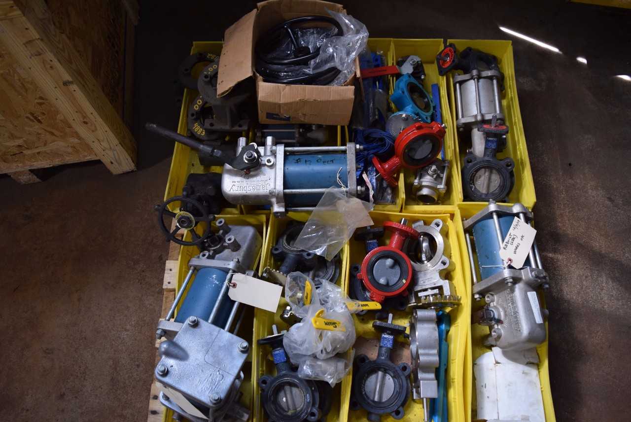 1 PALLET OF VALVES AND VALVE REPLACEMENT PARTS - MISCELLANEOUS