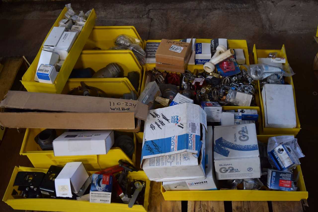 1 PALLET OF VALVES AND VALVE REPLACEMENT PARTS - MISCELLANEOUS