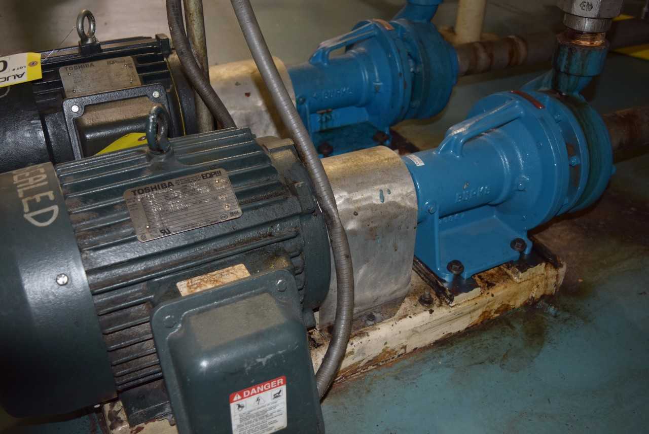 CRANE-BURKES IRON CENTRIFUGAL PUMP AND MOTOR - MISCELLANEOUS