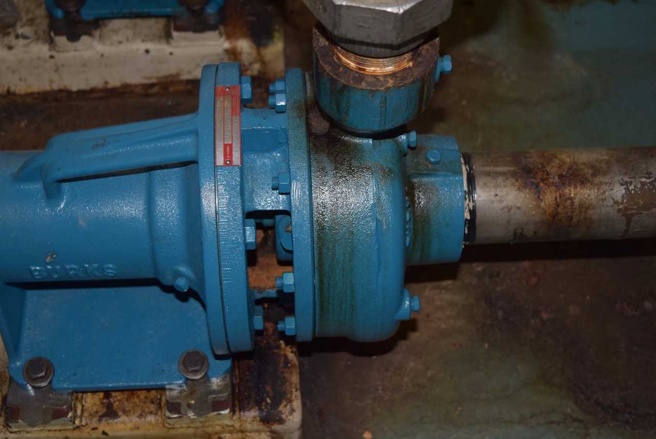 CRANE-BURKES IRON CENTRIFUGAL PUMP AND MOTOR - MISCELLANEOUS