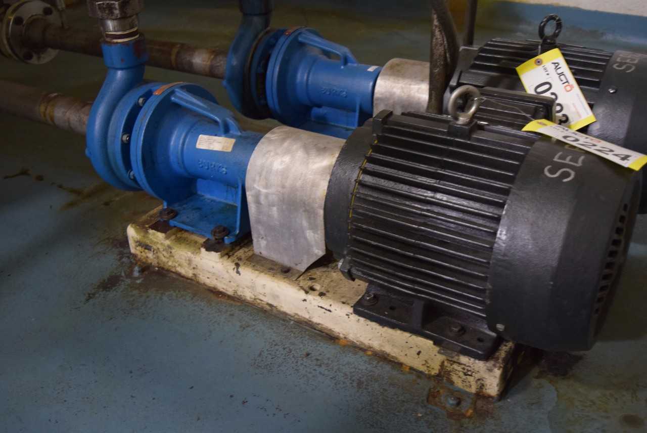 CRANE-BURKES IRON CENTRIFUGAL PUMP AND MOTOR - MISCELLANEOUS