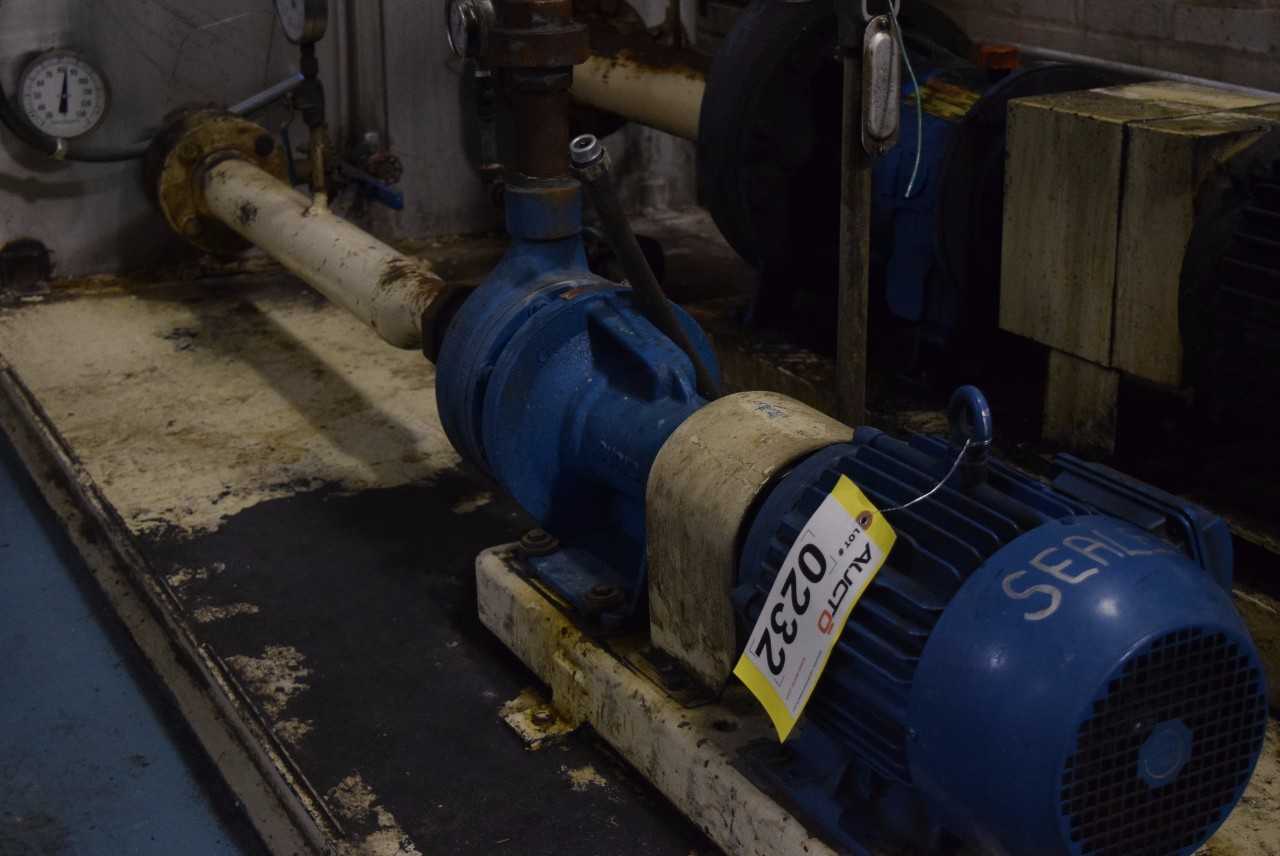 BURKES CNB6-1-172-6.25 2 X 1.5 INCH CENTRIFUGAL PUMP W/ WEG 3 HP MOTOR - MISCELLANEOUS