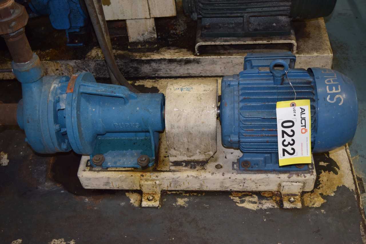 INGERSOLL-RAND 10 INCH IRON CENTRIFUGAL PUMP WITH MOTOR - MISCELLANEOUS