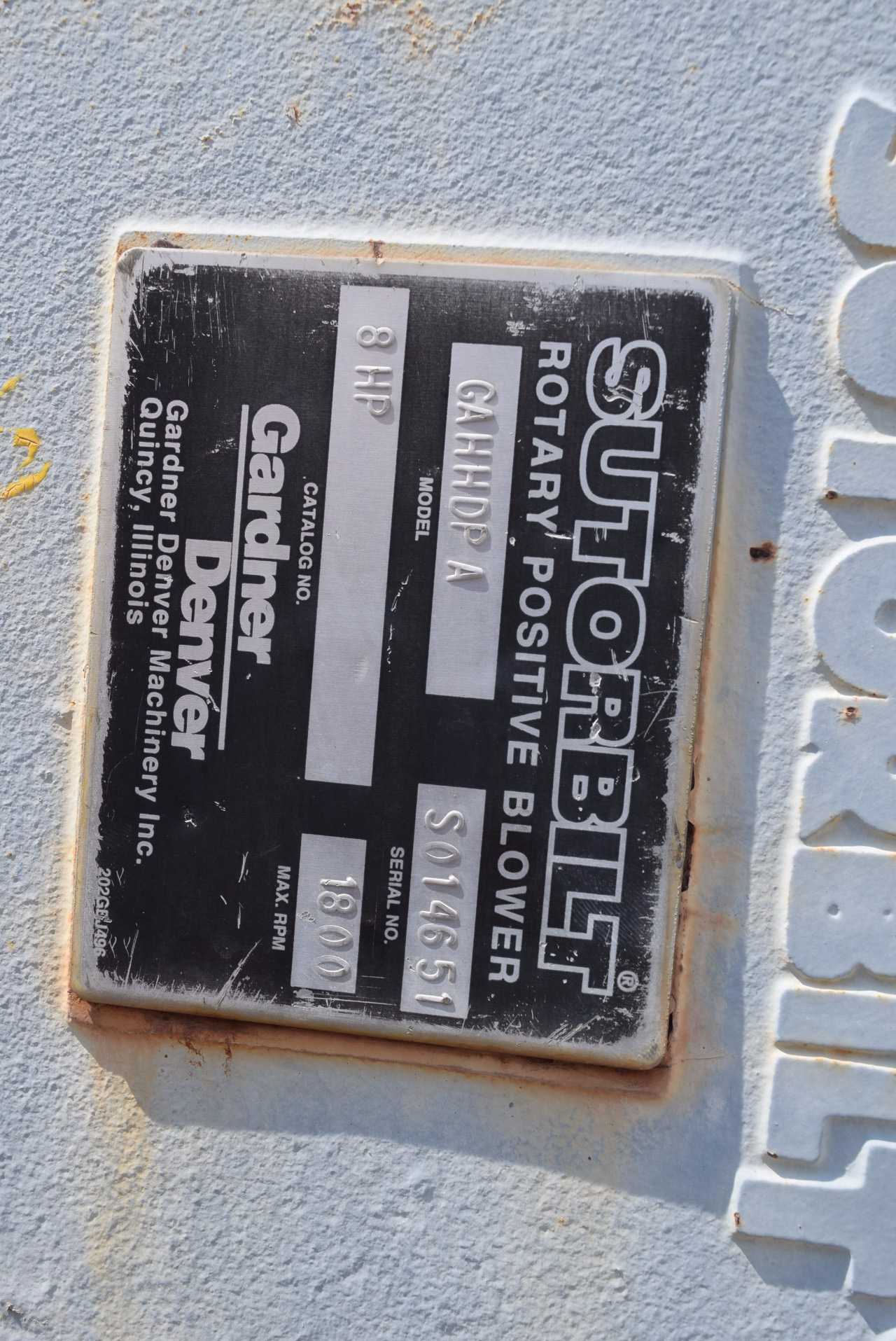 GARDNER DENVER SUTORBILT GAHHDP-A BLOWER W/ TOSHIBA 50 HP MOTOR - MISCELLANEOUS