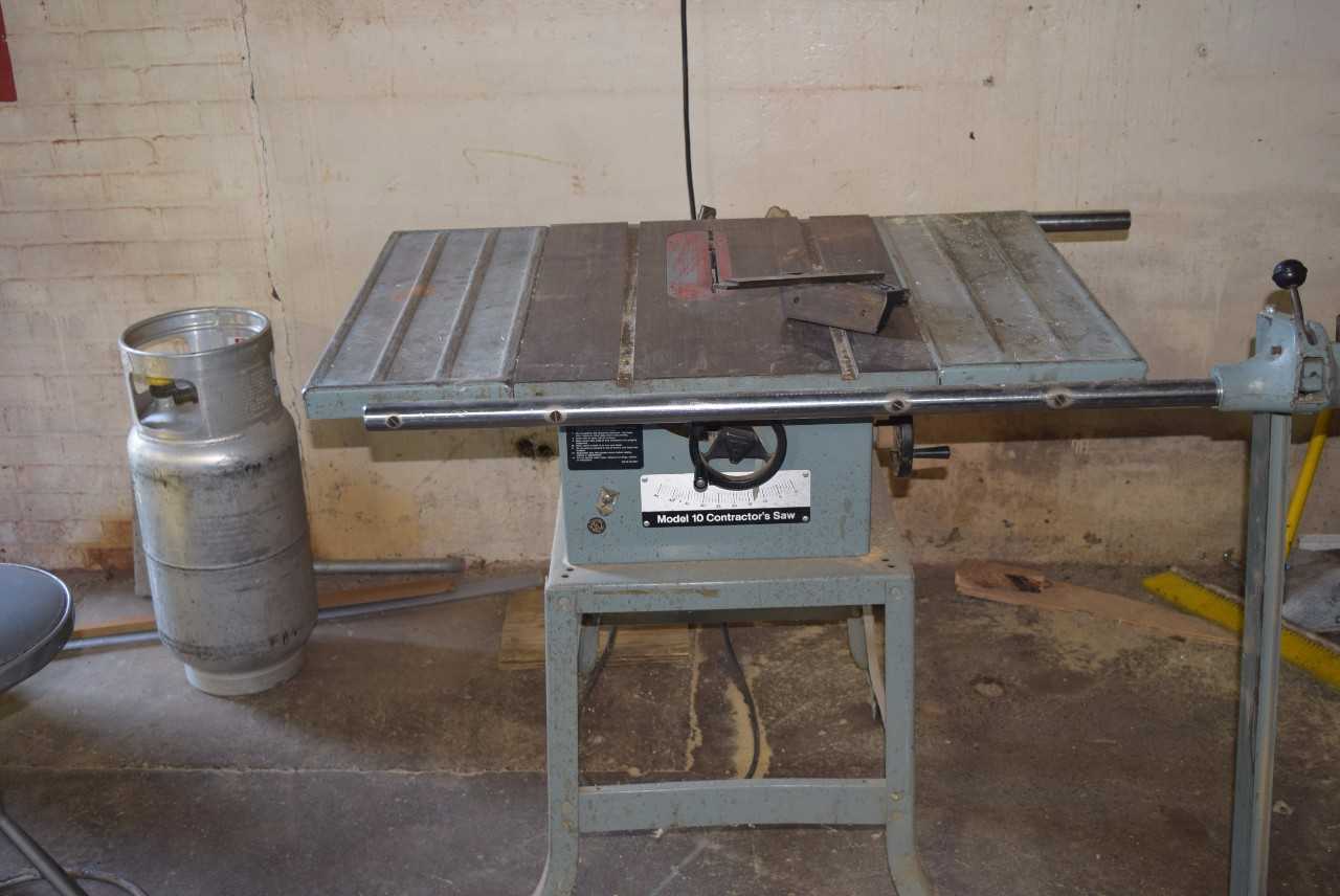DELTA MODEL 10 CONTRACTOR TABLE SAW - MISCELLANEOUS