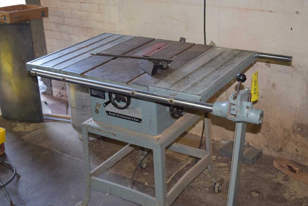 DELTA MODEL 10 CONTRACTOR TABLE SAW - MISCELLANEOUS