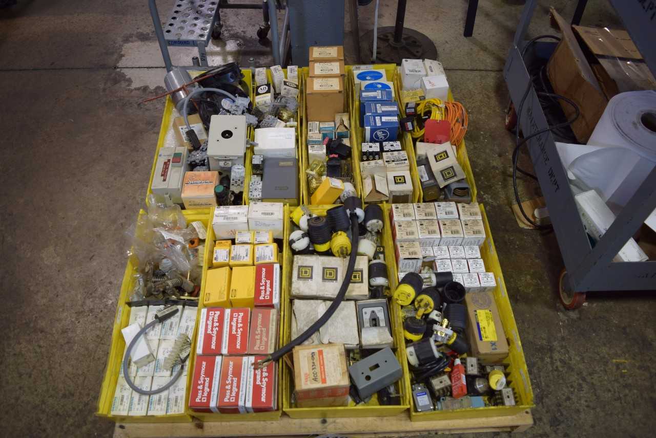 1 PALLET OF ASSORTED ELECTRICAL PARTS - MISCELLANEOUS