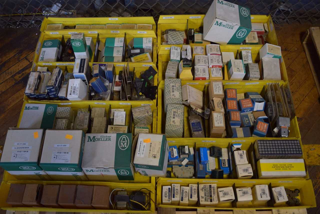 1 PALLET OF ASSORTED ELECTRICAL PARTS - MISCELLANEOUS