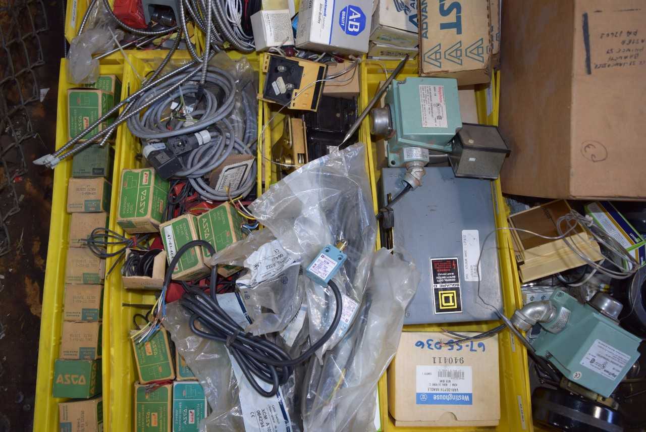 1 PALLET OF ASSORTED ELECTRICAL PARTS - MISCELLANEOUS