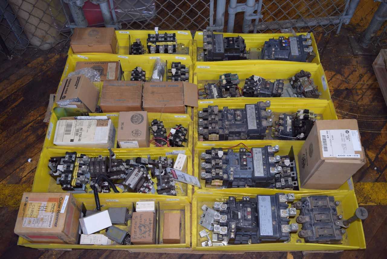 1 PALLET OF MOTOR STARTERS AND ELECTRICAL PARTS - MISCELLANEOUS