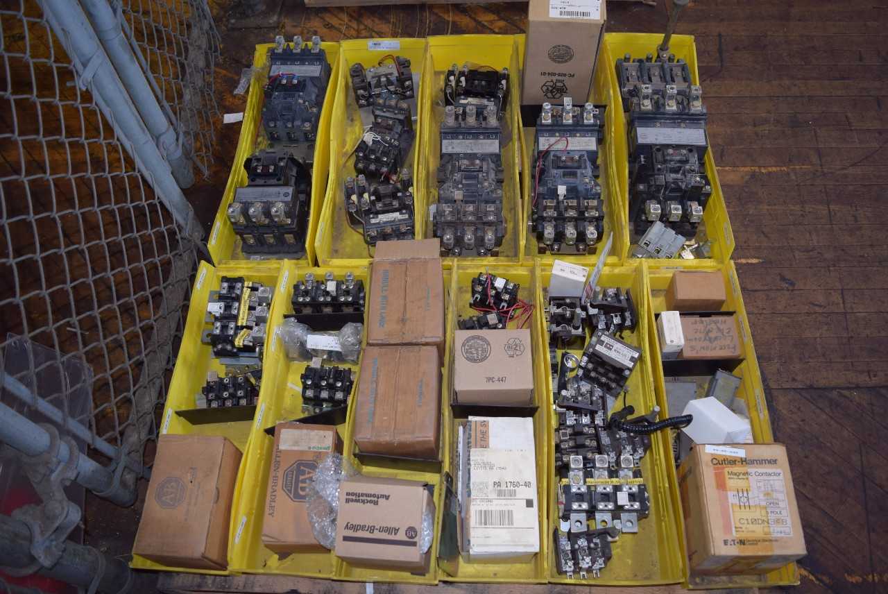 1 PALLET OF MOTOR STARTERS AND ELECTRICAL PARTS - MISCELLANEOUS