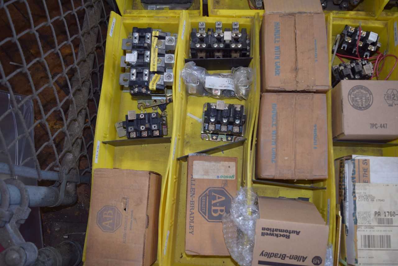 1 PALLET OF MOTOR STARTERS AND ELECTRICAL PARTS - MISCELLANEOUS