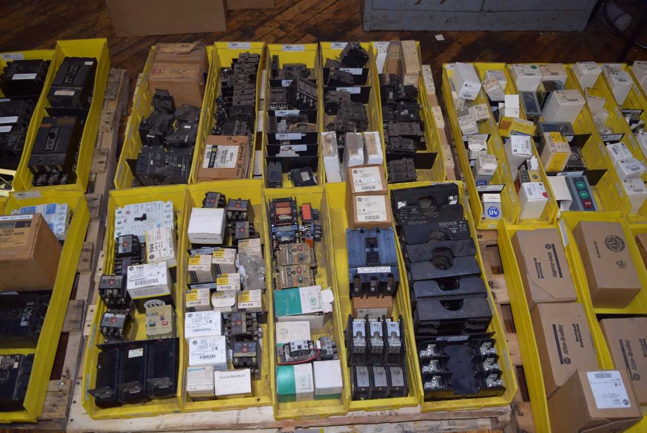 1 PALLET OF ASSORTED ELECTRICAL PARTS - MISCELLANEOUS